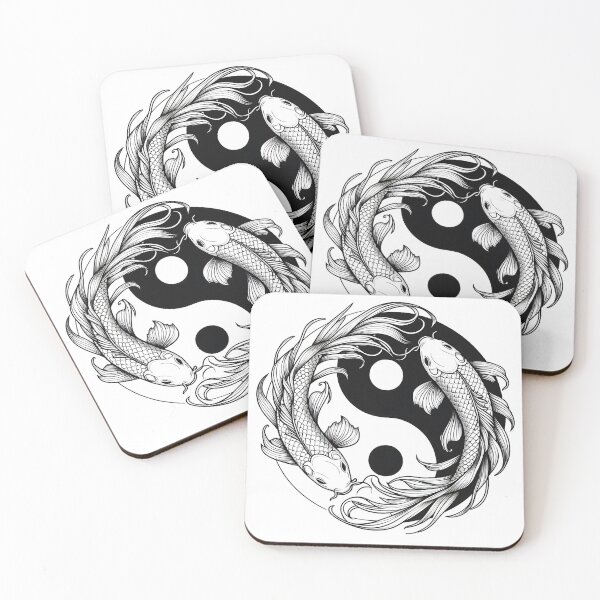 Item preview, Yin Yang Fishes Koi designed and sold by OskarArts.