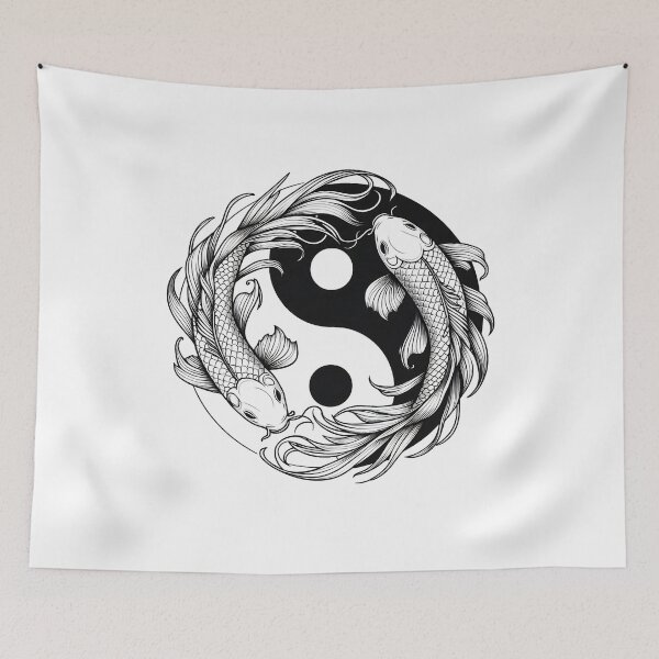 Item preview, Yin Yang Fishes Koi designed and sold by OskarArts.