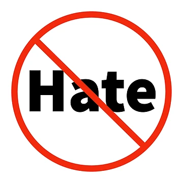 Artwork thumbnail, No hate by Rachel the Artist