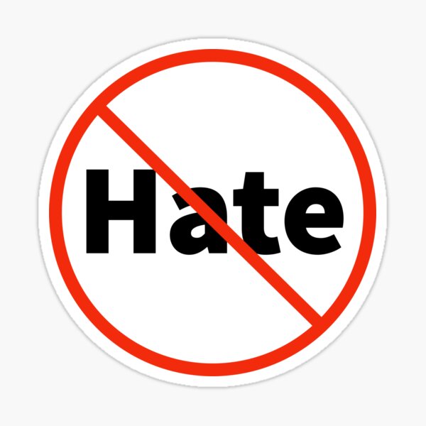 Item preview, No hate  designed and sold by Rachel the Artist .