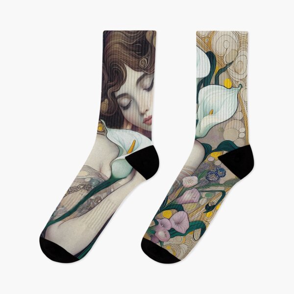 Item preview, The Girl and the Calla Flowers 3 designed and sold by aleksandr13.