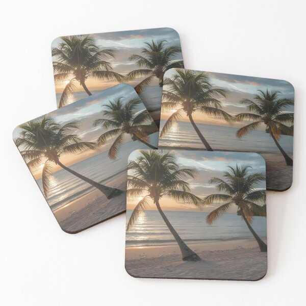 Item preview, two palm trees in the sea 1  designed and sold by AA-designstore.