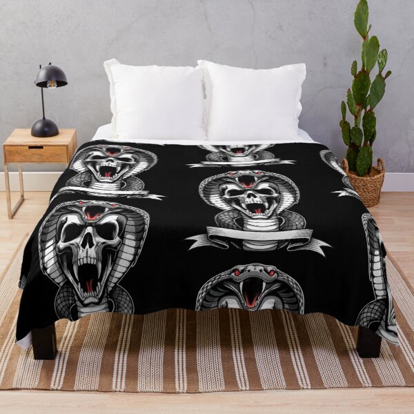 Item preview, Skull with Cobra – Dark Gothic Art designed and sold by luuuMerch.