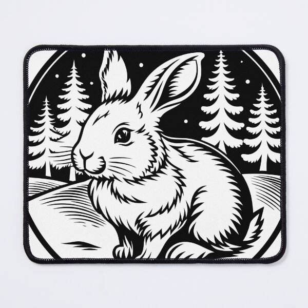 Item preview, Winter Woodland Hare designed and sold by 16241.
