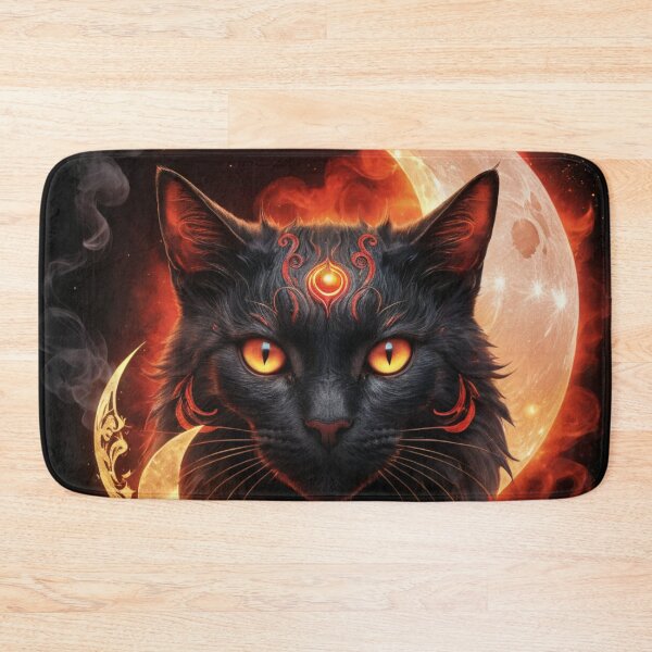 Item preview, Moon and Stars Cat designed and sold by RebelPaintBrush.