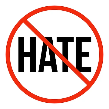Artwork thumbnail, No hate  by Rachel the Artist 