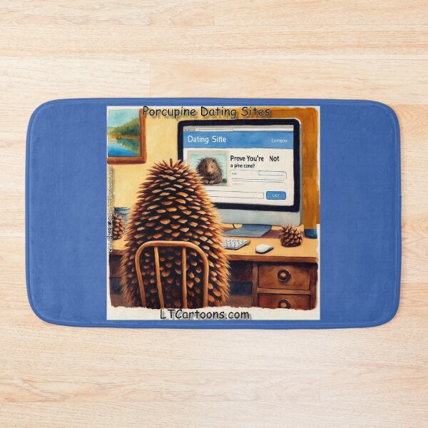 Item preview, Online Dating For Porcupines designed and sold by Rick London Gifts.