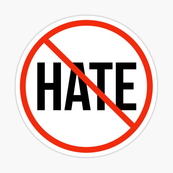 Item preview, No hate  designed and sold by Rachel the Artist .