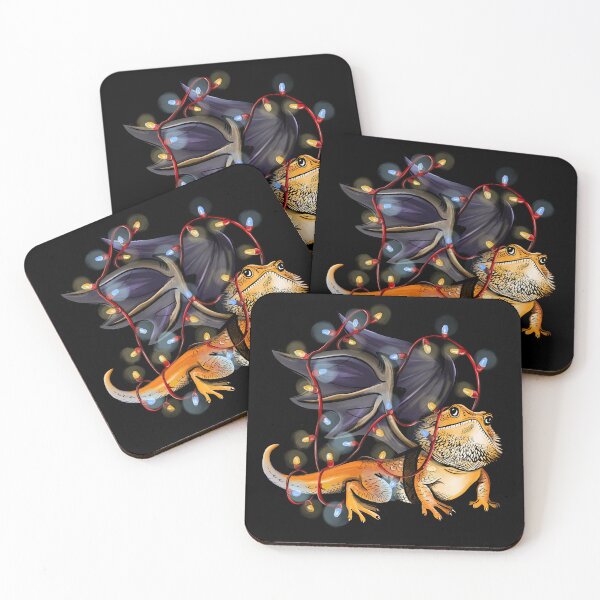 Item preview, Bearded Dragon Christmas Tree Lights designed and sold by BeataY6Art.
