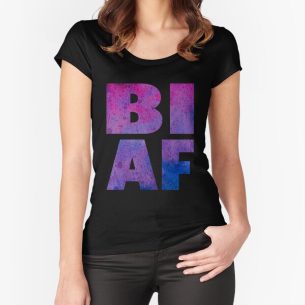 Bi AF Fitted Scoop T-Shirt
