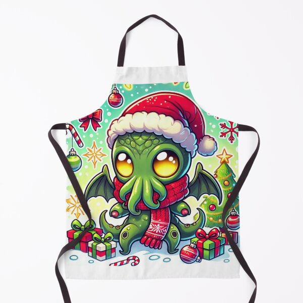 Item preview, Festive Chibi Cthulhu: Holiday Eldritch Cheer designed and sold by AlejandroDigi.