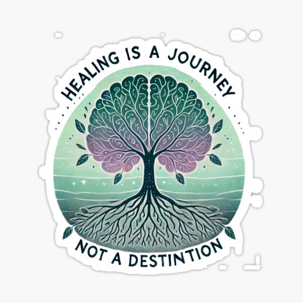 Item preview, Healing Journey : Mental Growth & Mindfulness Design designed and sold by MagicSnowhetta.