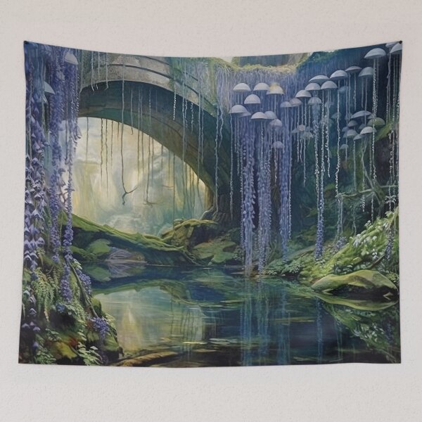 Item preview, Enchanted Forest Bridge designed and sold by bloorose.