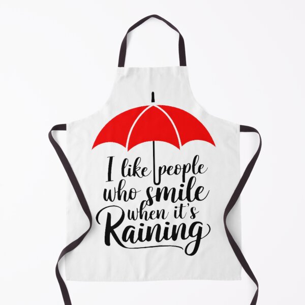 Item preview, Smile in the Rain - Red Umbrella Positive Design designed and sold by ObjCrea123.