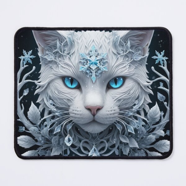 Item preview, Frosted Porcelain Cat Sculpture designed and sold by RebelPaintBrush.