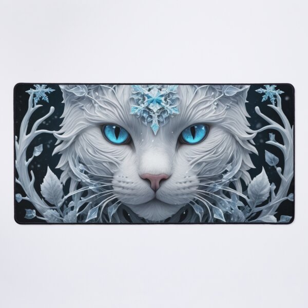 Item preview, Frosted Porcelain Cat Sculpture designed and sold by RebelPaintBrush.