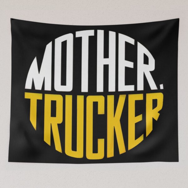 Artikelvorschau, Trucker Mutter Lustiges Trucker-Mädchen entworfen und verkauft von Anniko Art Studio.