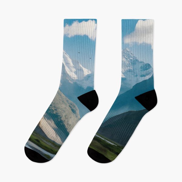 Item preview, snowy mountains, plains and river designed and sold by AA-designstore.
