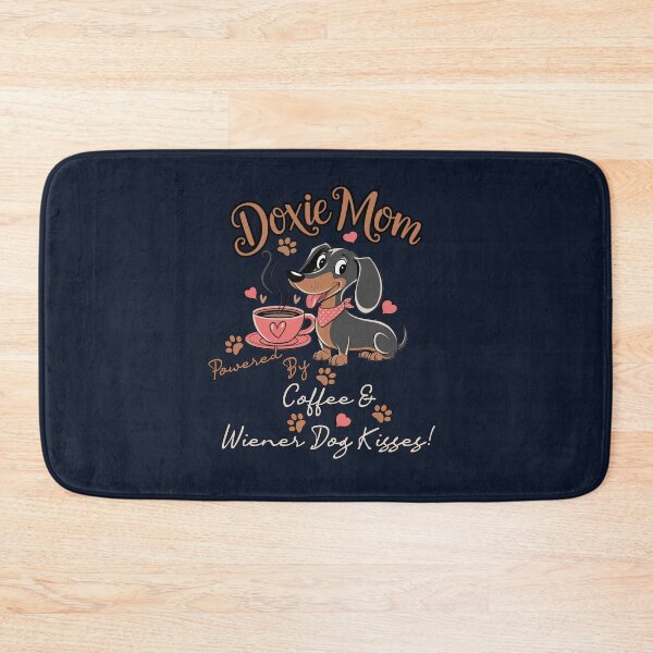 Item preview, Dachshund Funny Doxie Mom Powered By Coffee & Wiener Dog designed and sold by tamdevo1.