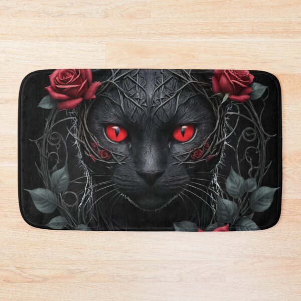 Item preview, Gothic Floral Feline designed and sold by RebelPaintBrush.