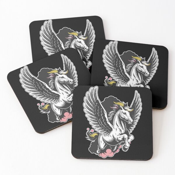 Item preview, Flying Pegasus Illustration - vector art designed and sold by luuuMerch.