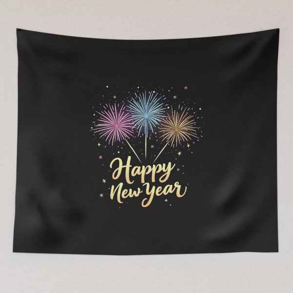 Item preview, Happy New Year Festive Fireworks Celebration designed and sold by Adrian Kane.