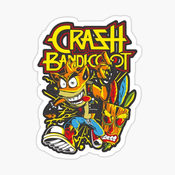 Vista previa del artículo con la obra «Diseño de Crash Bandicoot», diseñado y vendido por by2pals.