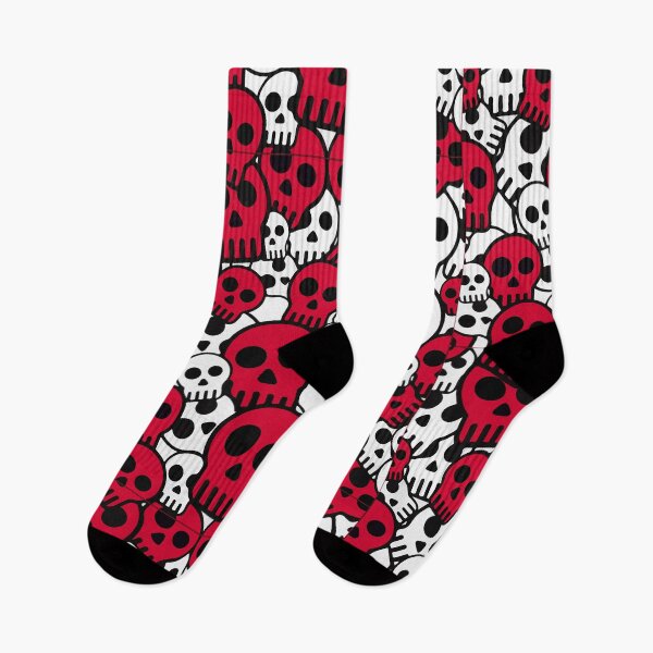 Item preview, Cheery Gothic Chic Skull Print designed and sold by happygiftideas.