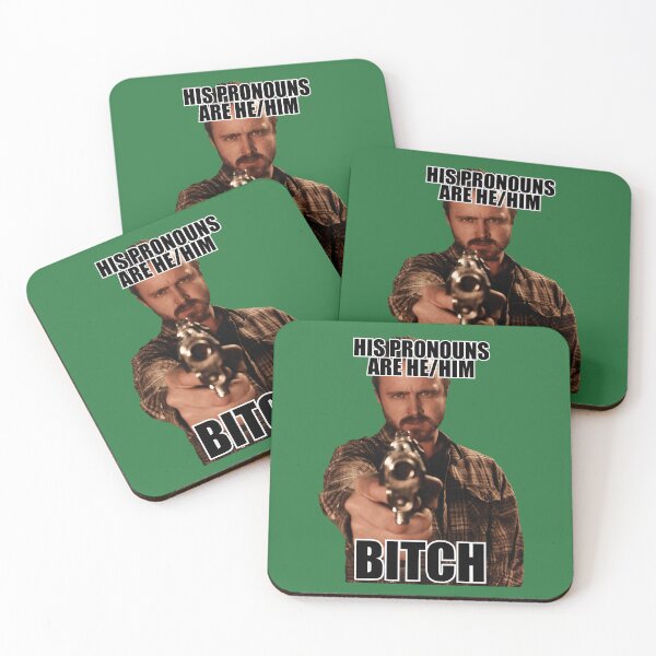 Item preview, His pronouns are he/him, bitch designed and sold by spencespry.