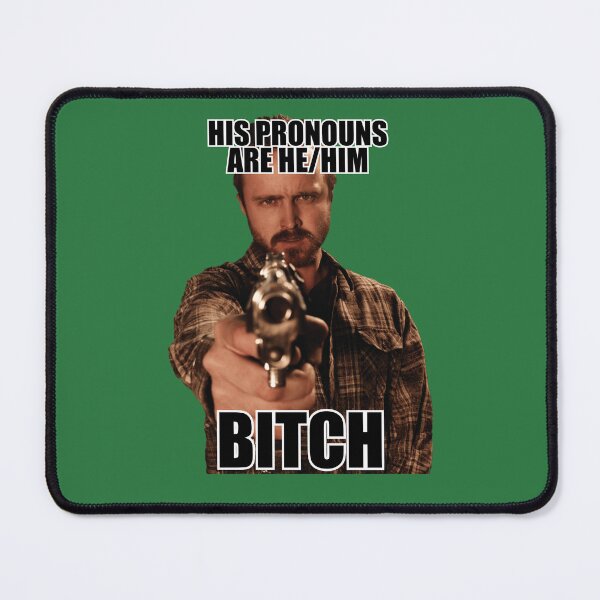 Item preview, His pronouns are he/him, bitch designed and sold by spencespry.