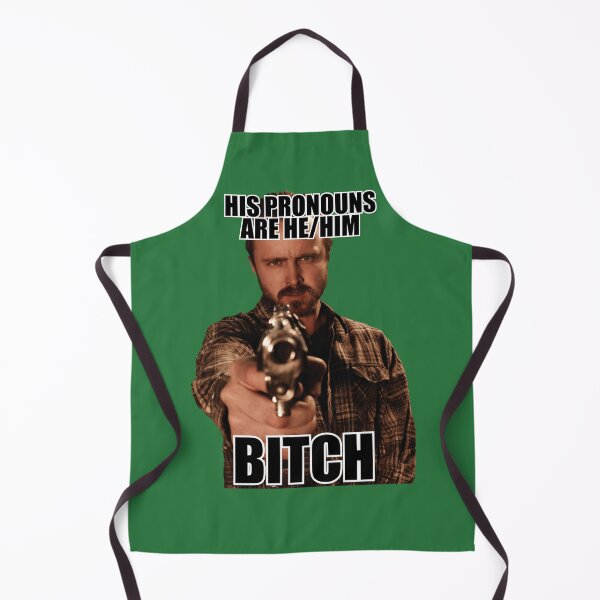 Item preview, His pronouns are he/him, bitch designed and sold by spencespry.