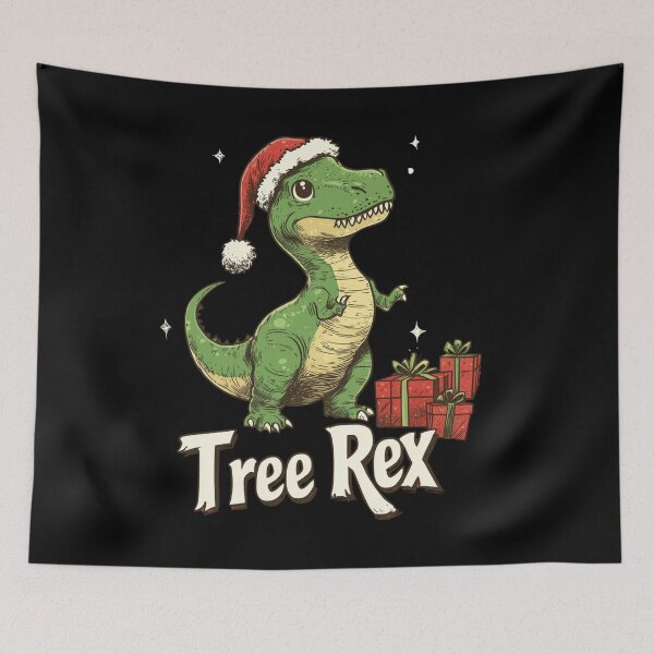 Item preview, Tree Rex Dinosaur Christmas Pajama T-Rex Funny Xmas designed and sold by Watercolored-Me.