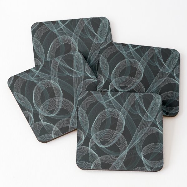 Item preview, Transparent Turquoise Tape on Dark Background designed and sold by Ciervo Primavera.