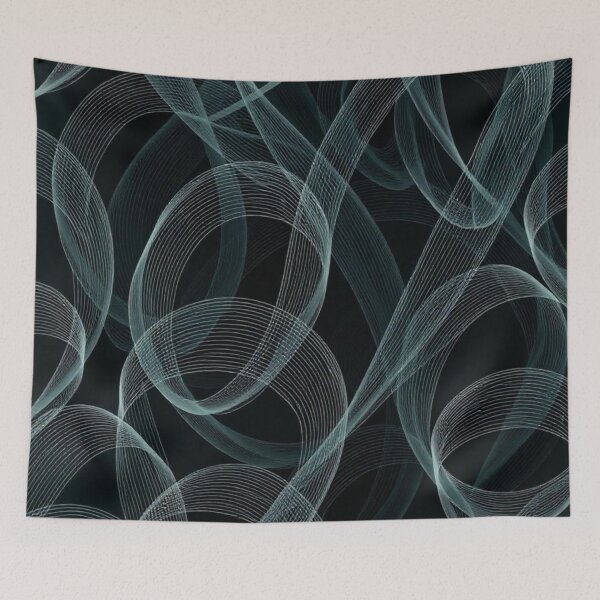 Item preview, Transparent Turquoise Tape on Dark Background designed and sold by Ciervo Primavera.