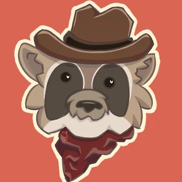 Artwork thumbnail, Cowpoke Racoon by GamerBat