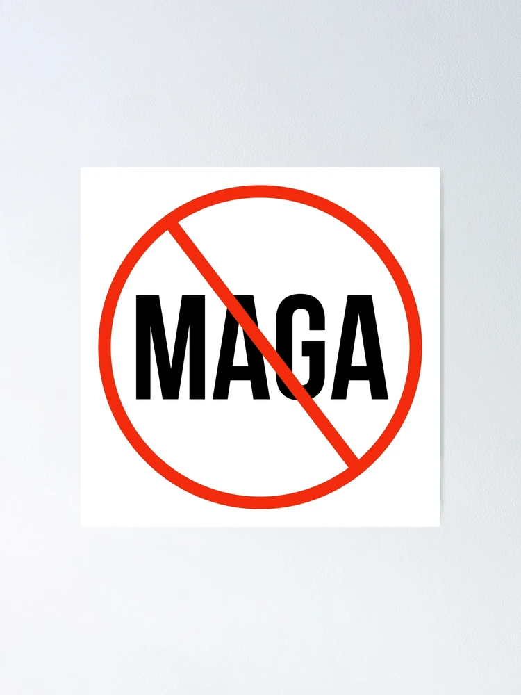 Thumbnail 1 of 3, Poster, Against MAGA designed and sold by Rachel the Artist .