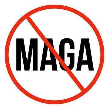 Artwork thumbnail, Against MAGA by Rachel the Artist