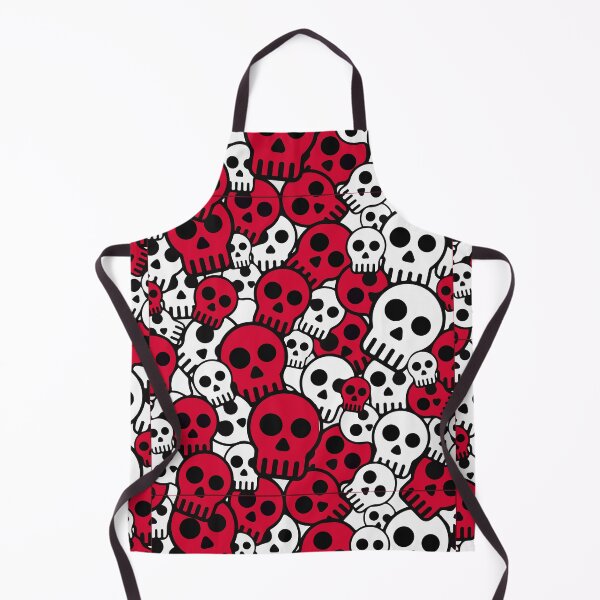 Item preview, Cheery Gothic Chic Skull Print designed and sold by happygiftideas.
