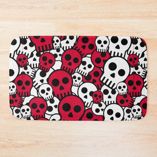 Item preview, Cheery Gothic Chic Skull Print designed and sold by happygiftideas.