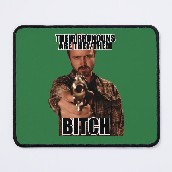 Item preview, Their pronouns are they/them, bitch designed and sold by spencespry.