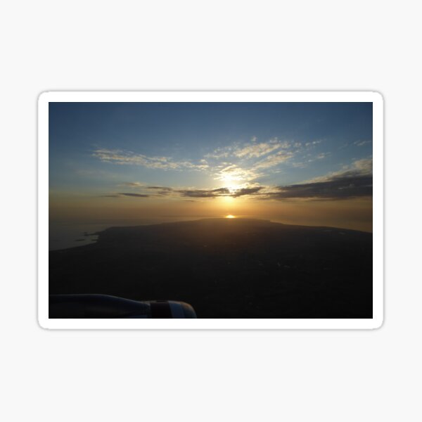 Item preview, Airplane Sunset over Fleurieu Penninsula designed and sold by Todays a Good Day.