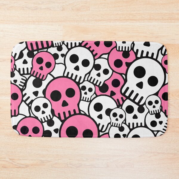 Item preview, Pink Gothic Chic Skull Print designed and sold by happygiftideas.