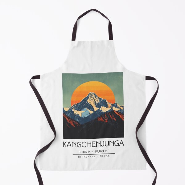 Item preview, A Vintage Illustration of Kangchenjunga - Nepal designed and sold by GoodOldVintage.