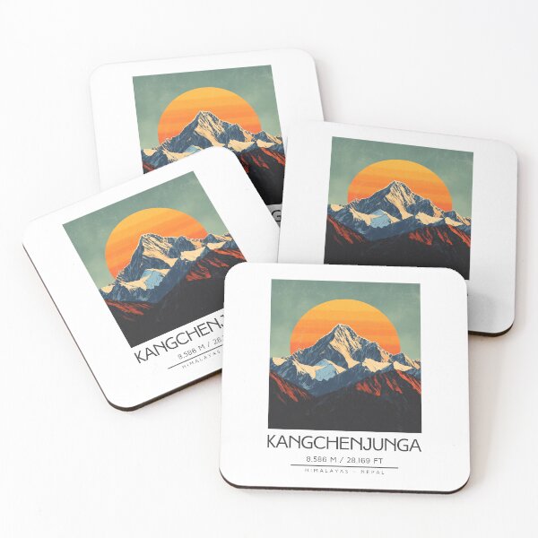 Item preview, A Vintage Illustration of Kangchenjunga - Nepal  designed and sold by GoodOldVintage.