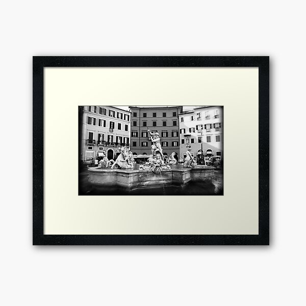 Piazza Navona, Rome Framed Art Print
