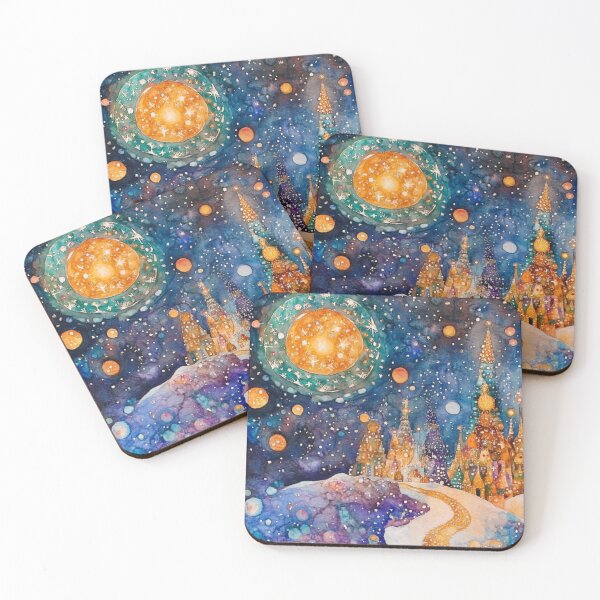 Item preview, Starlit Path to the Enchanted Village designed and sold by WhimsyPixs.