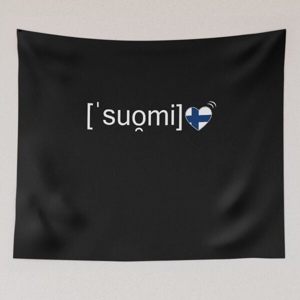 Item preview, Suomen, Finn flag, Finland pronunciation, I love Finland designed and sold by Flag Outfit.