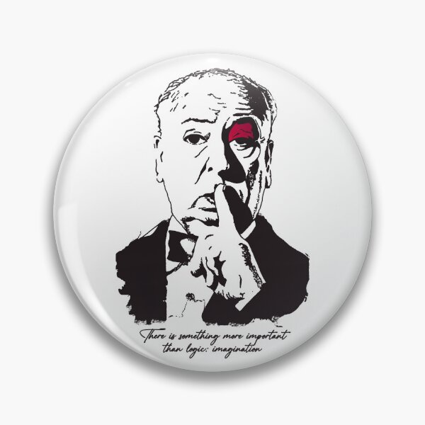 Item preview, Alfred Hitchcock in ink by Vanguerati designed and sold by Vanguerati.