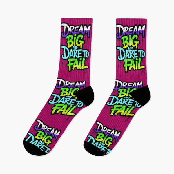 Item preview, Dream Big And Dare To Fail Positive Motivational Quote designed and sold by TheArtOfPat.
