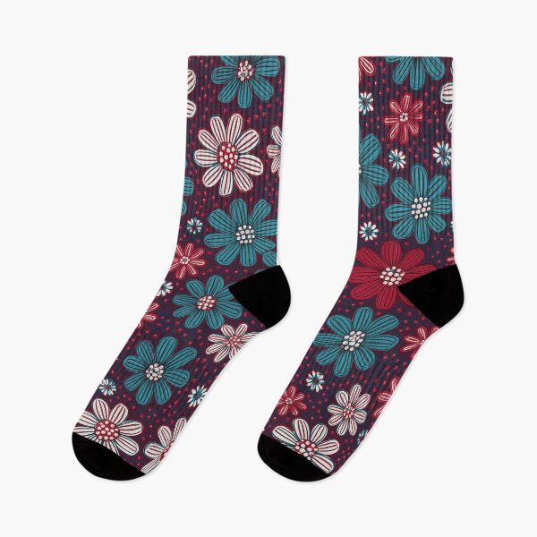 Item preview, White, Red, Blue Daisies - Abstract designed and sold by sonjas.